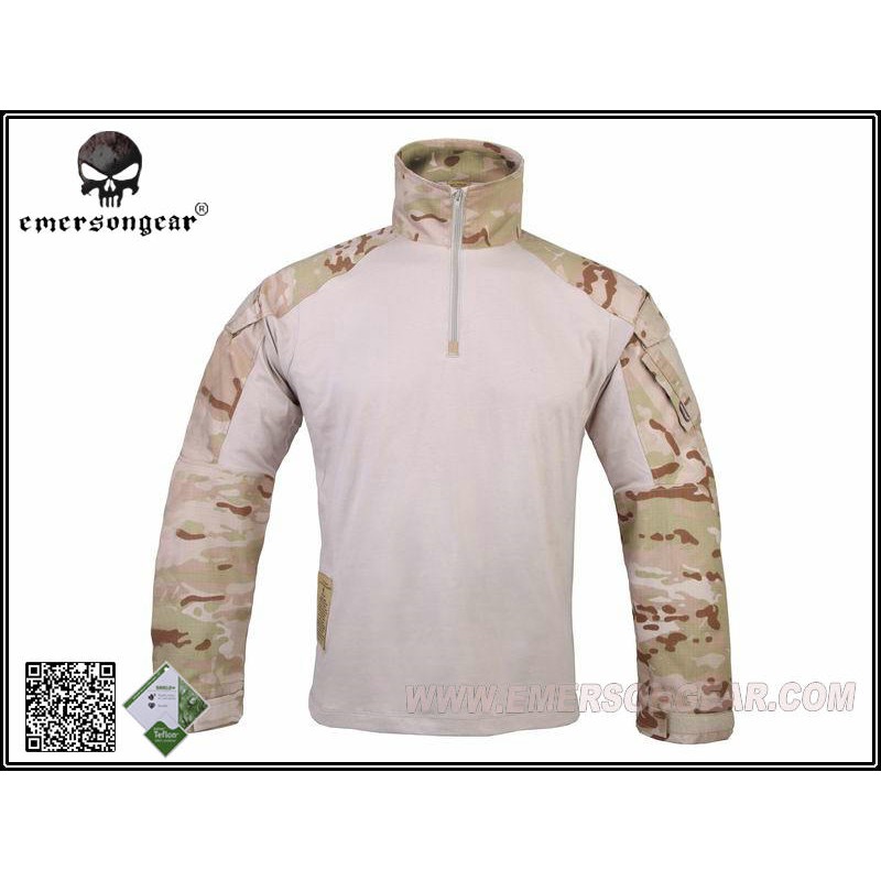 Emerson Polera Operativa G3 Talle L Multicam Arido