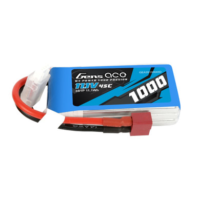 Gens Ace Bateria LIPO 1000 T-Dean 11.1 Volt
