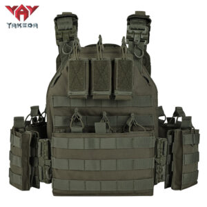 Yakeda Chaleco Porta Placa Vt 6026-1 Verde