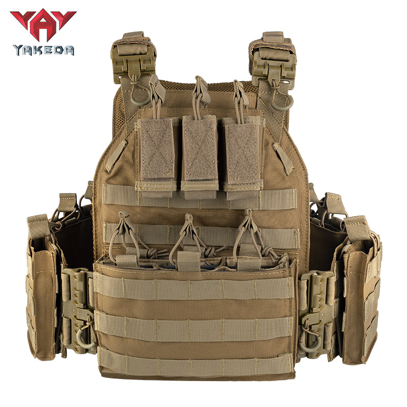 Yakeda Chaleco Porta Placa Vt 6026-1 Coyote