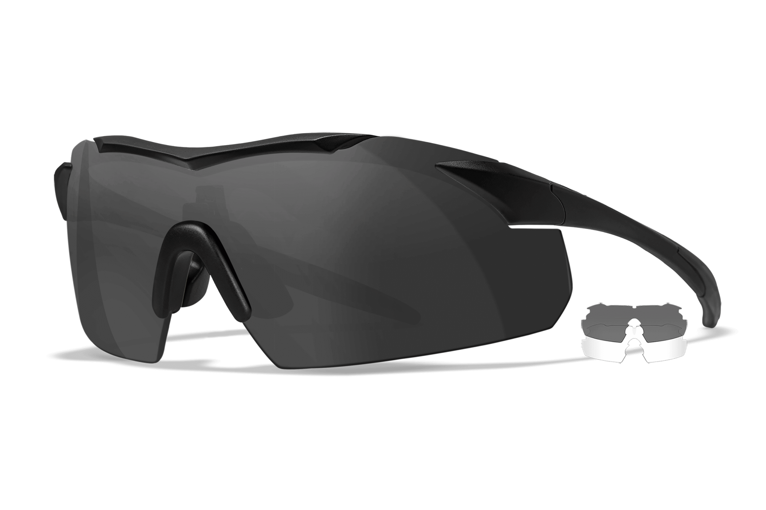 Wileyx Lente Vapor 2 Micas Marco Negro Negro