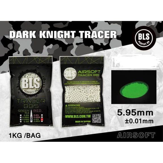 Bls BBs Airsoft 0.25 Verde/Blanco