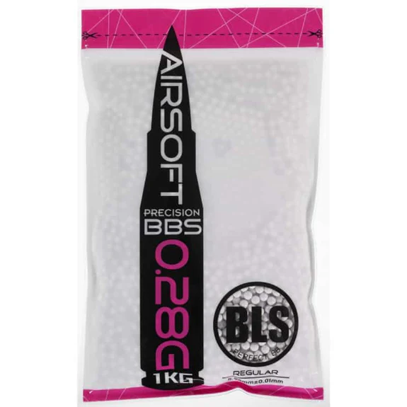 Bls BBs Airsoft 0.28 Rosa/Blanco