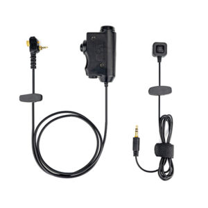 Earmor PTT M52 Mod Kenwood Negro